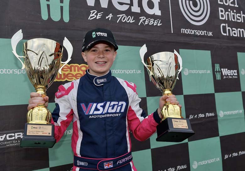 Chase Fernandez has won the 2023 Ginetta Junior Scholarship