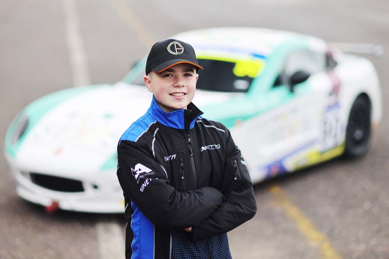 Saddleworth Year 9 student Chase secures highly sought-after Ginetta Racing scholarship